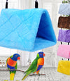 Fashion Pet Bird Parrot Cages Warm Hammock Hut Tent Bed Hanging Cave