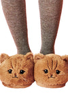 Lovely Plush Kitten Soft Slippers