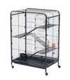 PawHut 37" Pet Cage Hamster Rats House Playpen 2 Doors Tray Animal